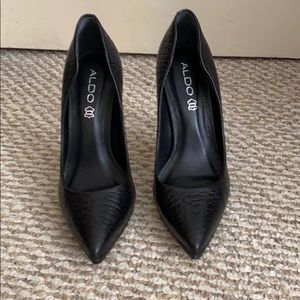 Aldo black pumps, size 8
